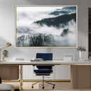Foggy Forest Landscape Wall Art Canvas Print – Misty by MyGreatCanvas | Canvas Wall Art Prints | Photo Prints & Wall Decor