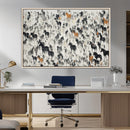Wild Horse Stampede Wall Art Canvas Print – Monochrome by MyGreatCanvas | Canvas Wall Art Prints | Photo Prints & Wall Decor