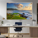 Pebble Beach Golf Links Wall Art Canvas Print – Iconic by MyGreatCanvas | Canvas Wall Art Prints | Photo Prints & Wall Decor