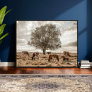 Texas Longhorn Cattle Wall Art, Rustic Western Ranch Canvas by MyGreatCanvas | Canvas Wall Art Prints | Photo Prints & Wall Decor
