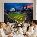 Target Field Wall Art Canvas Print – Baseball Stadium Scene,