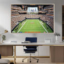 Chicago Bears Soldiers Field Wall Art Canvas Print – Framed