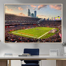 Chicago Bears Soldiers Field Wall Art Canvas Print – Framed