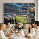 Chicago Dome Stadium Wall Art Canvas Print – Framed Modern