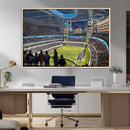 Chicago Dome Stadium Wall Art Canvas Print – Framed Modern
