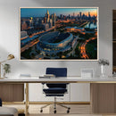 Chicago Bears Soldiers Field Wall Art Canvas Print – Framed