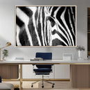 Zebra Stripes Wall Art Canvas Print – Black White Contrast by MyGreatCanvas | Canvas Wall Art Prints | Photo Prints & Wall Decor