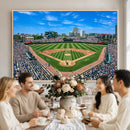 Wrigley Field Baseball Stadium Canvas Wall Art – Packed