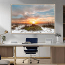 Sunset Beach Wall Art Print – Coastal Canvas Ocean Landscape by MyGreatCanvas | Canvas Wall Art Prints | Photo Prints & Wall Decor