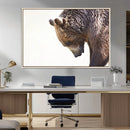 Grizzly Bear Canvas Wall Art Print – Framed Wildlife Nature by MyGreatCanvas | Canvas Wall Art Prints | Photo Prints & Wall Decor