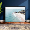 Aerial Beach Wall Art Canvas Print, Coastal Ocean Waves and by MyGreatCanvas | Canvas Wall Art Prints | Photo Prints & Wall Decor