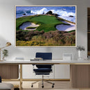 Ocean Cliff Golf Course Wall Art Canvas Print – Waves by MyGreatCanvas | Canvas Wall Art Prints | Photo Prints & Wall Decor