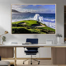 Ocean Waves Crashing Wall Art Canvas Print – Dramatic Rocky by MyGreatCanvas | Canvas Wall Art Prints | Photo Prints & Wall Decor