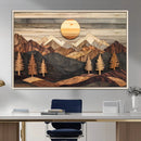 Wood Mountain Wall Art Canvas Print – Layered Forest and by MyGreatCanvas | Canvas Wall Art Prints | Photo Prints & Wall Decor