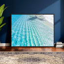 Crystal Clear Ocean Water Sunlit Reflections Palm Shadow Sandy Beach Tropical Wall Art for Home, Office Decor by MyGreatCanvas | Canvas Wall Art Prints | Photo Prints & Wall Decor