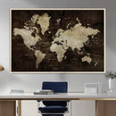 Vibrant Watercolor World Map Wall Art – Stunning Multicolor by MyGreatCanvas | Canvas Wall Art Prints | Photo Prints & Wall Decor