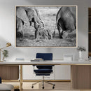 Wild Elephant Wall Art Canvas Print by MyGreatCanvas | Canvas Wall Art Prints | Photo Prints & Wall Decor