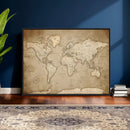 Colorful Watercolor World Map Canvas Wall Art – Framed by MyGreatCanvas | Canvas Wall Art Prints | Photo Prints & Wall Decor