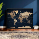 World Map Canvas Print – Detailed Map of the World Wall Art by MyGreatCanvas | Canvas Wall Art Prints | Photo Prints & Wall Decor