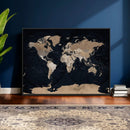 Grunge Wall Art World Map Canvas Print by MyGreatCanvas | Canvas Wall Art Prints | Photo Prints & Wall Decor