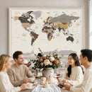 World Map Wall Art Print
