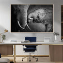 Elephant Family Wall Art Canvas, Framed Elephant Family by MyGreatCanvas | Canvas Wall Art Prints | Photo Prints & Wall Decor