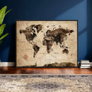 World Map Wall Art Canvas Print by MyGreatCanvas | Canvas Wall Art Prints | Photo Prints & Wall Decor