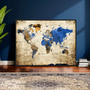 World Map Canvas Print – Colorful Abstract Travel Map, by MyGreatCanvas | Canvas Wall Art Prints | Photo Prints & Wall Decor
