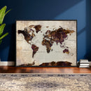 World Map Canvas Triptych – Colorful Global Wall Art for by MyGreatCanvas | Canvas Wall Art Prints | Photo Prints & Wall Decor