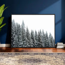 Misty Mountain Forest Canvas Print, Foggy Pine Trees Nature by MyGreatCanvas | Canvas Wall Art Prints | Photo Prints & Wall Decor