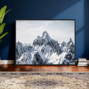 Snowy Mountain Range Canvas Print, Alpine Peaks Landscape by MyGreatCanvas | Canvas Wall Art Prints | Photo Prints & Wall Decor