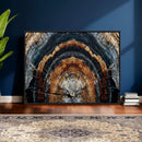 Abstract Wood Grain Canvas Print, Tree Ring Pattern Wall by MyGreatCanvas | Canvas Wall Art Prints | Photo Prints & Wall Decor