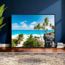 Barbados Beach Wall Art Canvas Print, Palm Tree Ocean by MyGreatCanvas | Canvas Wall Art Prints | Photo Prints & Wall Decor