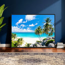 Barbados Beach Wall Art Canvas Print, Palm Tree Ocean by MyGreatCanvas | Canvas Wall Art Prints | Photo Prints & Wall Decor