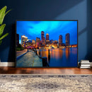 Boston Wall Art Canvas Print, Boston City Downtown Night by MyGreatCanvas | Canvas Wall Art Prints | Photo Prints & Wall Decor