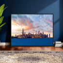 Chicago Wall Art Canvas Print - Chicago City Downtown Night by MyGreatCanvas | Canvas Wall Art Prints | Photo Prints & Wall Decor