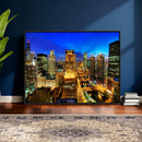Chicago Wall Art Canvas Print - Chicago City Downtown Night by MyGreatCanvas | Canvas Wall Art Prints | Photo Prints & Wall Decor
