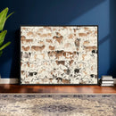 Farmhouse Longhorn Wall Art Canvas Print - Abstract Farm by MyGreatCanvas | Canvas Wall Art Prints | Photo Prints & Wall Decor