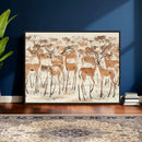 Gazelle Wall Art Canvas Print - Abstract Antelope Wall Art by MyGreatCanvas | Canvas Wall Art Prints | Photo Prints & Wall Decor