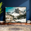 Snowy Mountain Wall Art Canvas Print, Alpine Pine Forest by MyGreatCanvas | Canvas Wall Art Prints | Photo Prints & Wall Decor