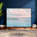 Ocean Wave Wall Art Canvas Print, Pastel Surf Seascape by MyGreatCanvas | Canvas Wall Art Prints | Photo Prints & Wall Decor