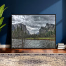 Yosemite Valley River Wall Art Canvas Print, Granite Cliffs by MyGreatCanvas | Canvas Wall Art Prints | Photo Prints & Wall Decor