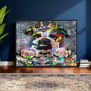 Graffiti Dog Wall Art Decor for Teen Bedroom - Abstract by MyGreatCanvas | Canvas Wall Art Prints | Photo Prints & Wall Decor