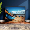 Fishing Boats Wall Art Canvas Print, Coastal Boat Beach by MyGreatCanvas | Canvas Wall Art Prints | Photo Prints & Wall Decor