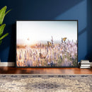 Lavender Field Wall Art Canvas Print, Butterfly Floral by MyGreatCanvas | Canvas Wall Art Prints | Photo Prints & Wall Decor