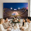 Oklahoma Sooners Memorial Stadium Wall Art Canvas Print,