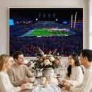 Ole Miss Rebels Vaught Hemingway Stadium Wall Art Canvas