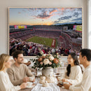 Donald W. Reynolds Razorback Stadium Wall Art Canvas Print –