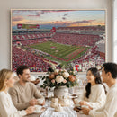 Donald W. Reynolds Razorback Stadium Wall Art Canvas Print –