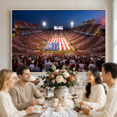 Oklahoma Memorial Stadium Wall Art Canvas Print – Oklahoma